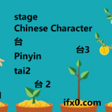 stage-in-Chinese-tai2-HSK-3-words