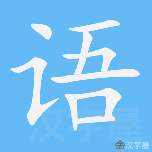 yu3-language-in-Chinese-HSK-3-words.gif