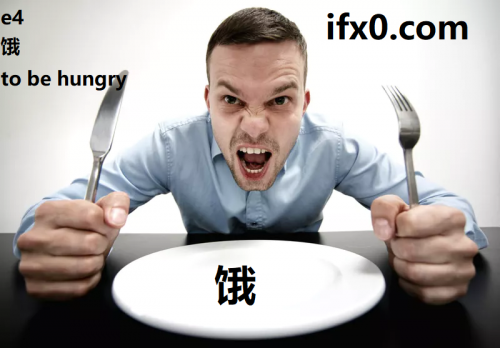 e4-to-be-hungry-in-Chinese-HSK-3-words.png