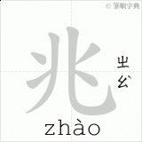 zhao4-omen-in-Chinese-ifx0com