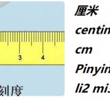 li2-mi3-centimeter-in-Chinese-HSK-5-words